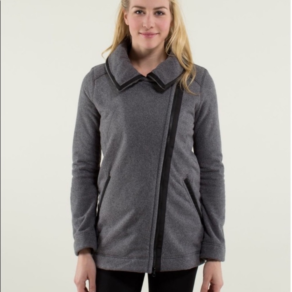 ⚡️SALE⚡️Lululemon Moto style fleece jacket